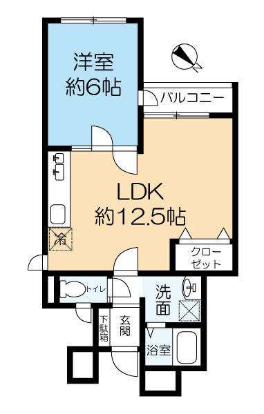 インペリアル砂山の間取り|間取