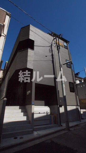 板橋区徳丸１丁目のアパートのエントランス