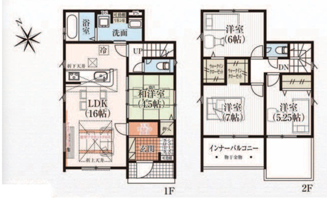【間取り】 | GRAFARE羽生市西 4期　新築住宅 | ≪2号棟≫