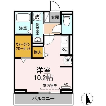 ラフィネ港明の間取り
