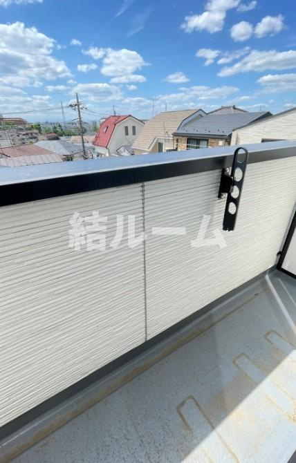 板橋区徳丸１丁目のアパートのバルコニー