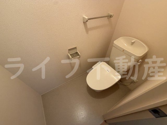 ピンブルコートのトイレ
