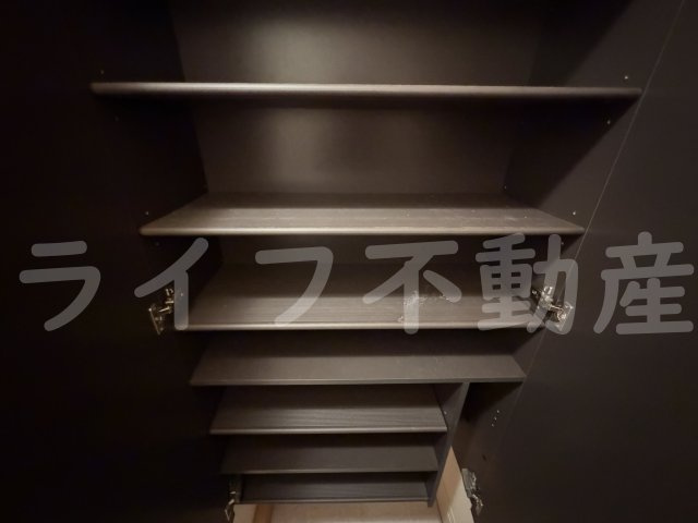 ピンブルコートの収納