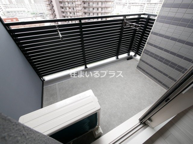 ジアコスモ京橋アクアのバルコニー