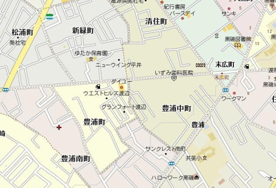 【地図】 | ツインヒルズB棟