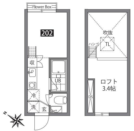 スタイル笹塚の間取り|間取り図
