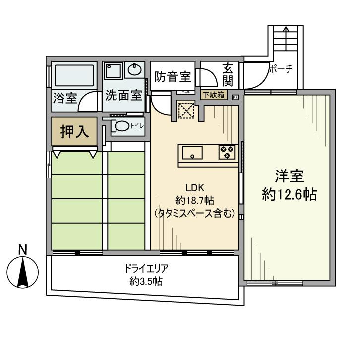 目白下落合ハウスの間取り