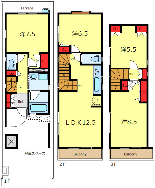 池上7丁目戸建の間取り|間取り