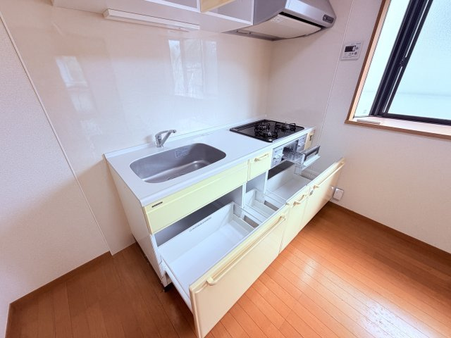 コンフォート黒木　B棟のキッチン