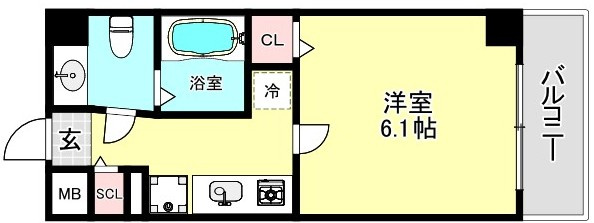 ブランドール新町の間取り