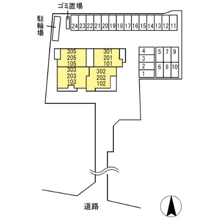 【区画図】 | ル　コンテ