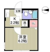 【間取り】 | シティハイム国恵ハイムＢ