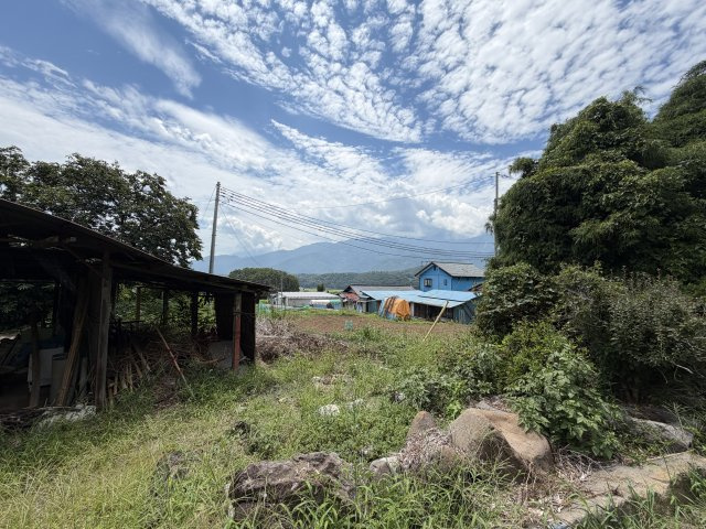 【北杜市明野町上手】南アルプスが望める古家付き土地の展望
