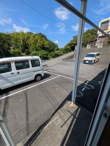 フライハイト島田のバルコニー