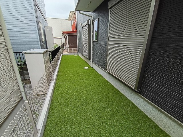 LiGNAGE NEX-G 高崎石原町01期 1号棟の庭|現地撮影