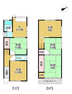 【間取り】 | 小泉町中古戸建