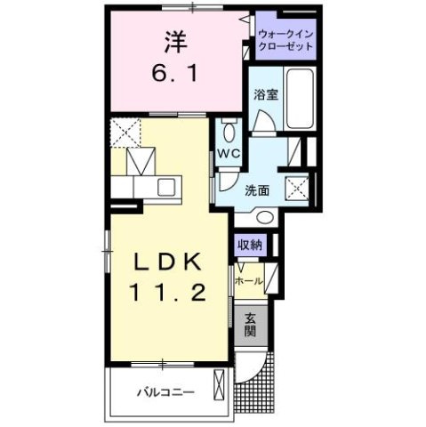 【間取り】 | アーレントＢ