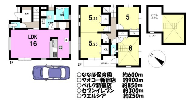 新築戸建の間取り