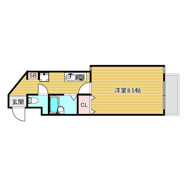 サニーサイド井本の間取り