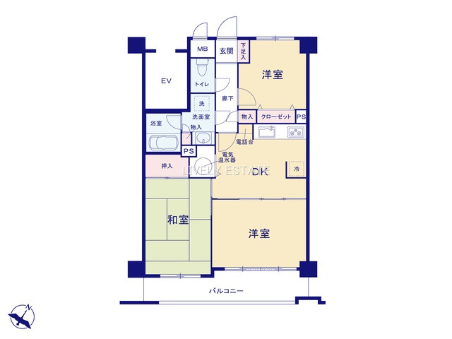 ライオンズマンション草加西町の間取り