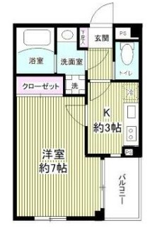 カーサ下総中山の間取り