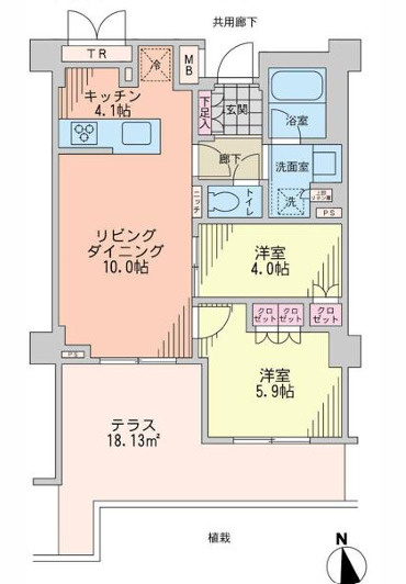ブランズ本郷真砂の間取り