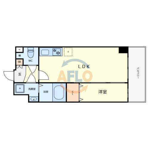 テラ北田辺の間取り|テラ北田辺　間取り