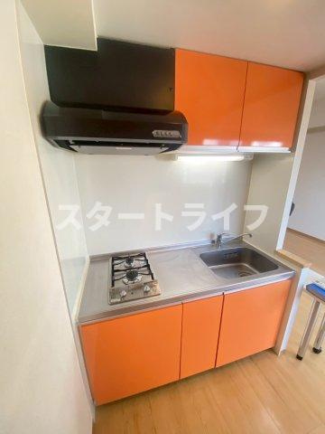 大阪市淀川区西中島２丁目の賃貸マンションのキッチン