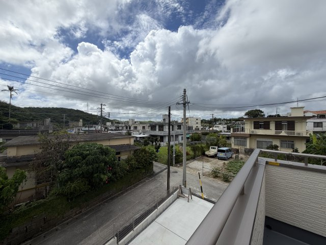 南城市大里稲嶺2期（全2棟）2号棟の展望|2号棟　2階からの眺望♪