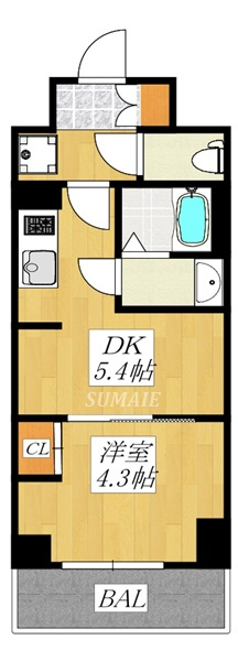 GRANPASEO東十条の間取り|使いやすい間取です