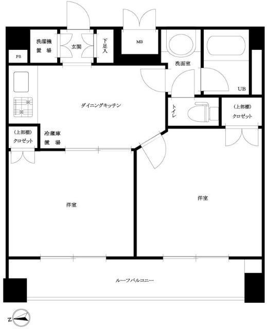 ルーブル高田馬場参番館の間取り|間取りです