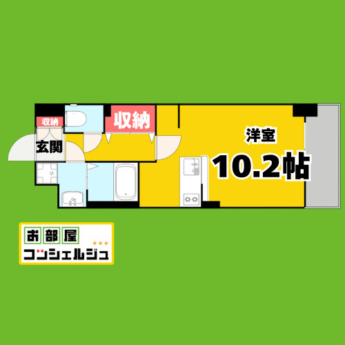セイント野並の間取り