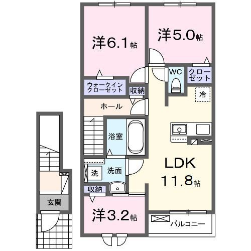 リアトリス曳舟の間取り