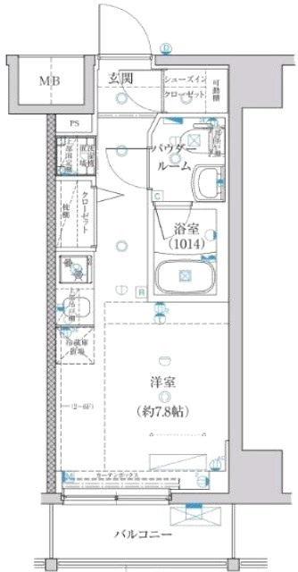 クラリッサ川崎ルーナの間取り|間取りです。