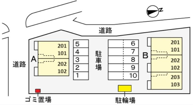 【駐車場】 | カーサ・セイスＡ