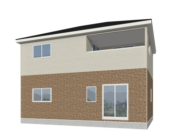 【外観パース】 | 吉見町下細谷第2　CRADLE GARDEN　新築戸建　全3棟　3号棟 | 3号棟
