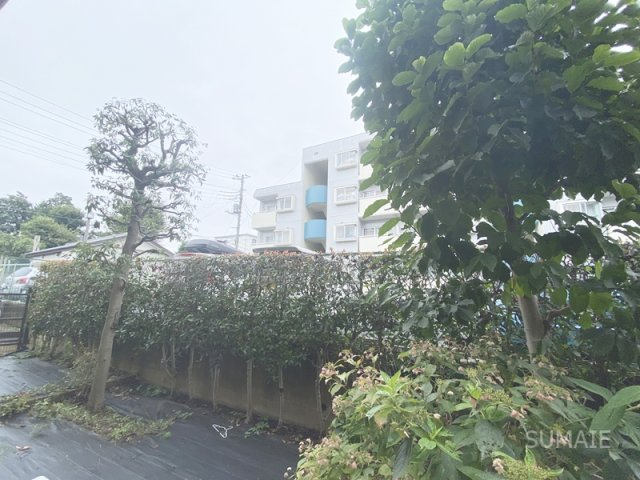 ダイヤハイツ与野の展望|1階ですが人目は気になりにくいです。