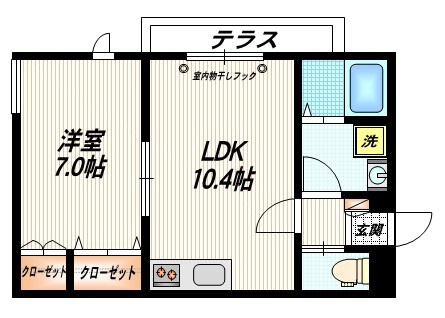 グランデュール Ⅱの間取り