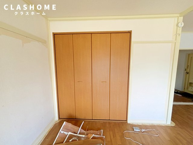 坪田ハイツ　　刈谷市近郊の賃貸はクラスホーム刈谷店の収納|クリーニング中の写真です。