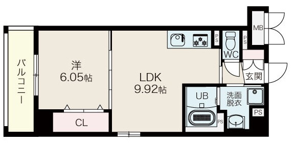 仮）名古屋市瑞穂区川澄町新築ＲＣマンションの間取り