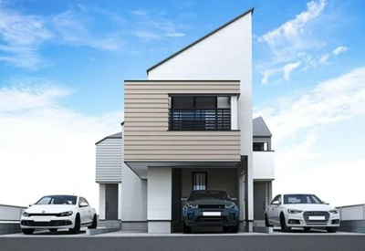 【外観パース】 | 杉並区阿佐谷北6丁目　新築戸建　№1 7680万円