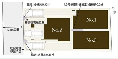 【区画図】 | 杉並区阿佐谷北6丁目　新築戸建　№1 7680万円