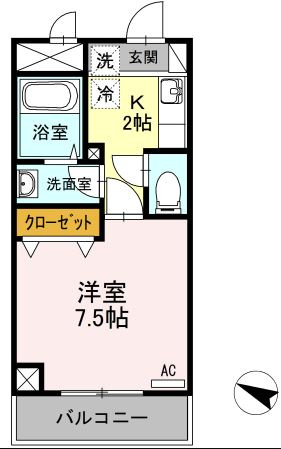 リブイルの間取り|インターネット無料♪