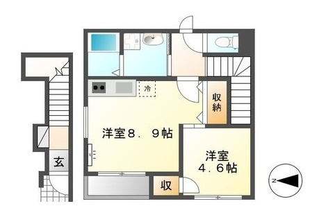 【間取り】 | ロマネス豊【名古屋市賃貸・全戸角部屋】