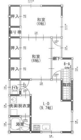 大久保アパートの間取り