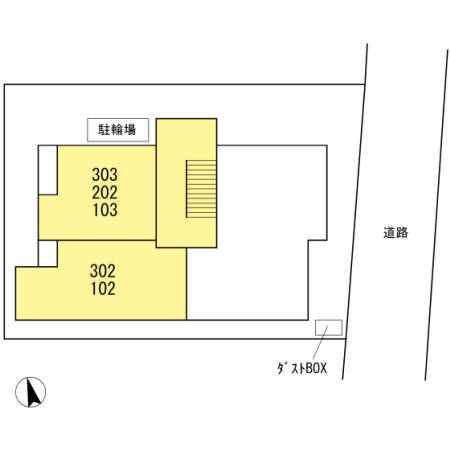 Maison Jauneの区画図