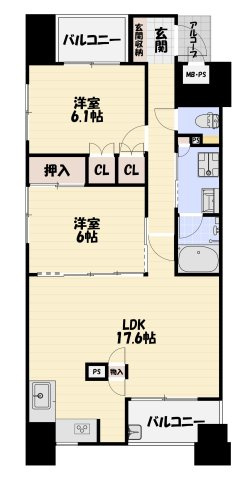 【間取り】の画像