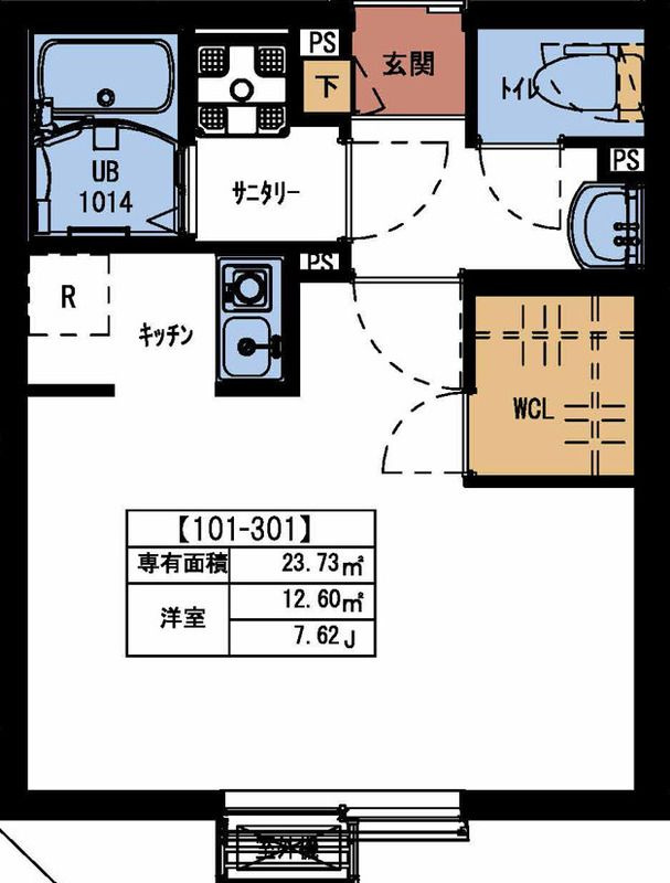 イクシオ町屋の間取り