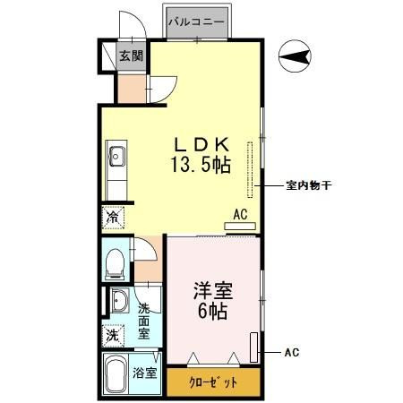 ソワーニュの間取り
