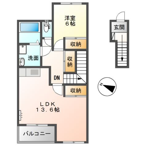 クリスタルビューⅡの間取り